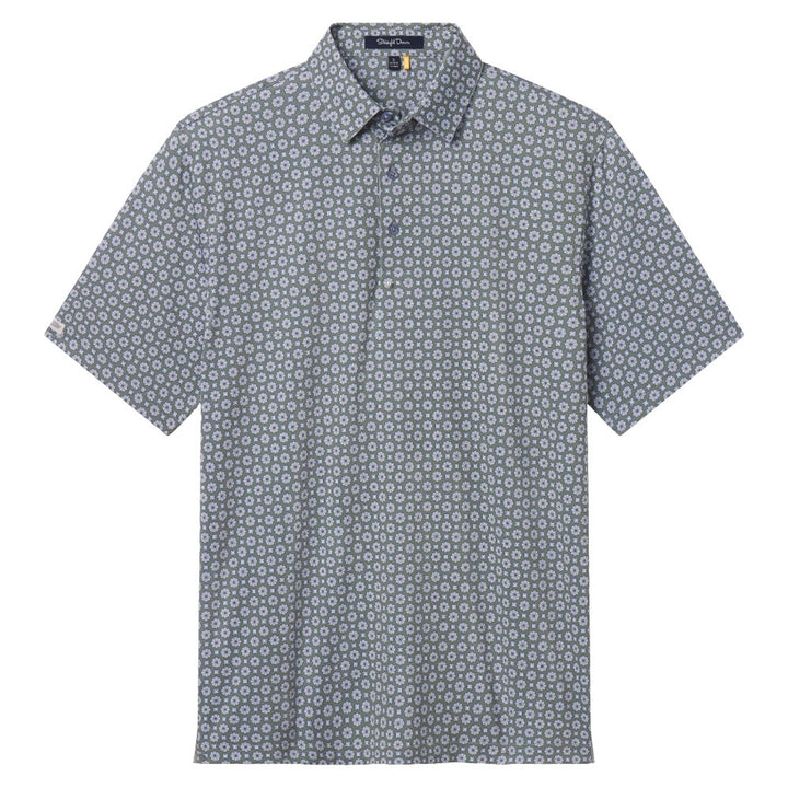 Straight Down Brooks Golf Polo Pine - FA25 Men