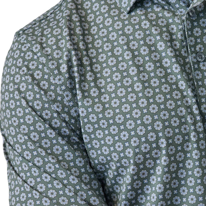 Straight Down Brooks Golf Polo Pine - FA25 Men