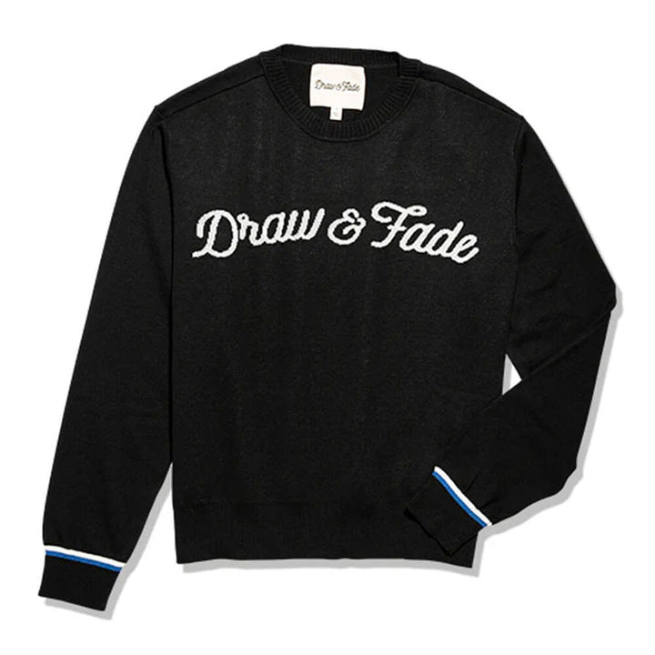 Draw & Fade Robin Golf Sweater Black - FW25 Women