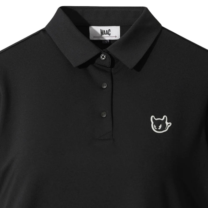 WAAC Essential WAACKY Golf Polo Black - FW25 Women