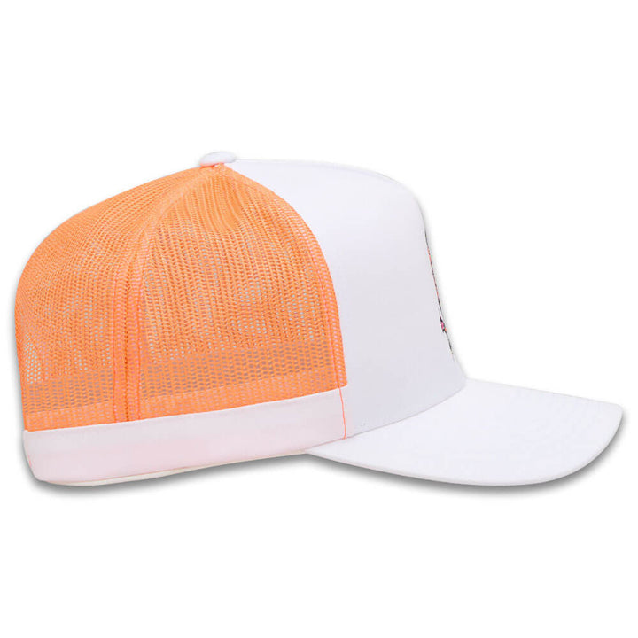 Gfore Sugar Skull & Tees Cotton Twill Trucker Golf Cap Snow - FA25 Men