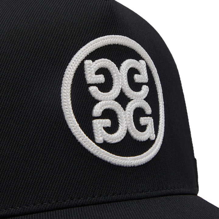Gfore Soutache Knit Interlock Tall Trucker Golf Cap Onyx - FA25 Men