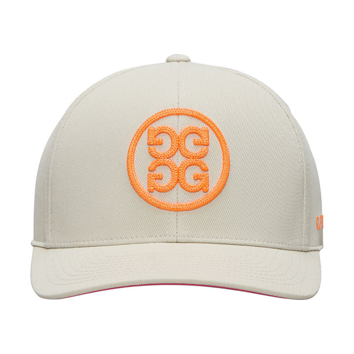 Gfore Chainstitch Circle G's Contrast Golf Cap Stone - FA25 Men