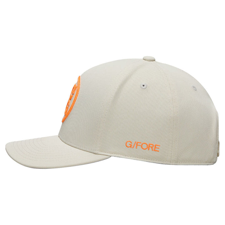 Gfore Chainstitch Circle G's Contrast Golf Cap Stone - FA25 Men