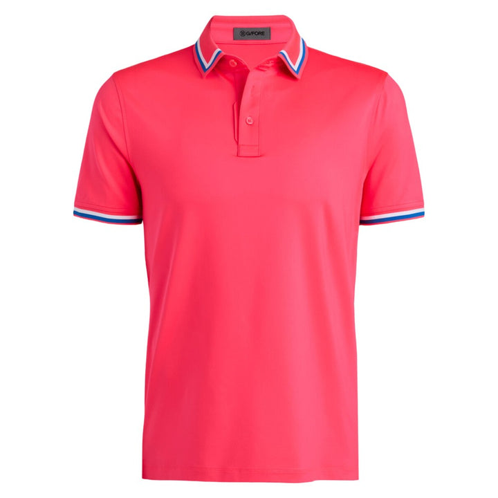 Gfore G/Tab Essential Tech Jersey Banded Sleeve Golf Polo (with Gfore Emblem) Birdie - FA25 Men