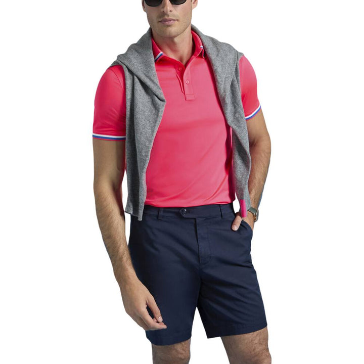 Gfore G/Tab Essential Tech Jersey Banded Sleeve Golf Polo (with Gfore Emblem) Birdie - FA25 Men