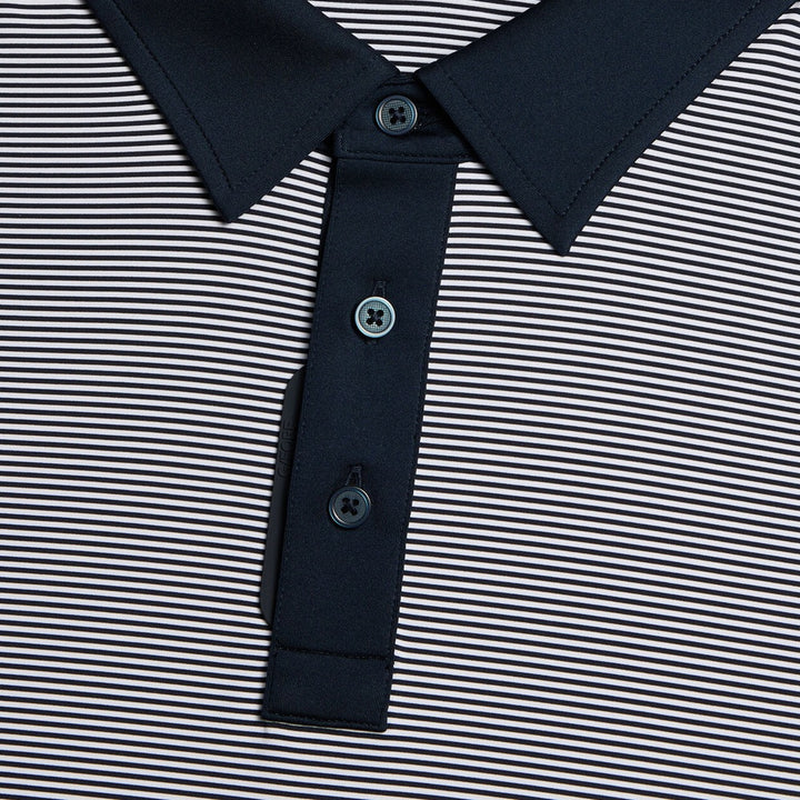 Gfore Feeder Stripe Fine Tech Jersey Golf Polo (with Gfore Emblem) Twilight - FA25 Men