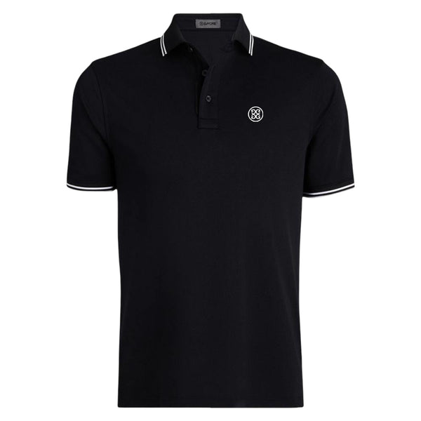 Gfore Tux Performance Pique Golf Polo (with Gfore Emblem) Onyx - FA25 Men