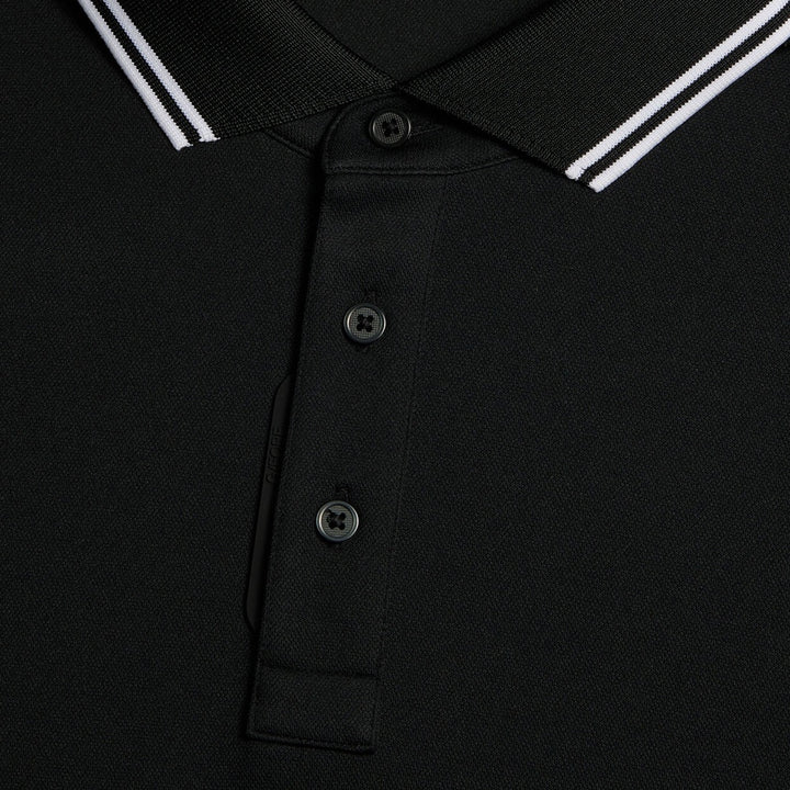 Gfore Tux Performance Pique Golf Polo (with Gfore Emblem) Onyx - FA25 Men