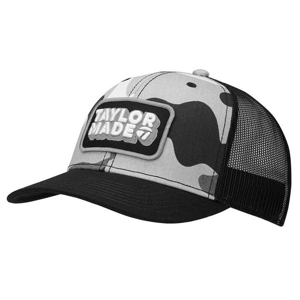 TaylorMade Ventura Retro Trucket Golf Cap Grey/Camo - 25 Men