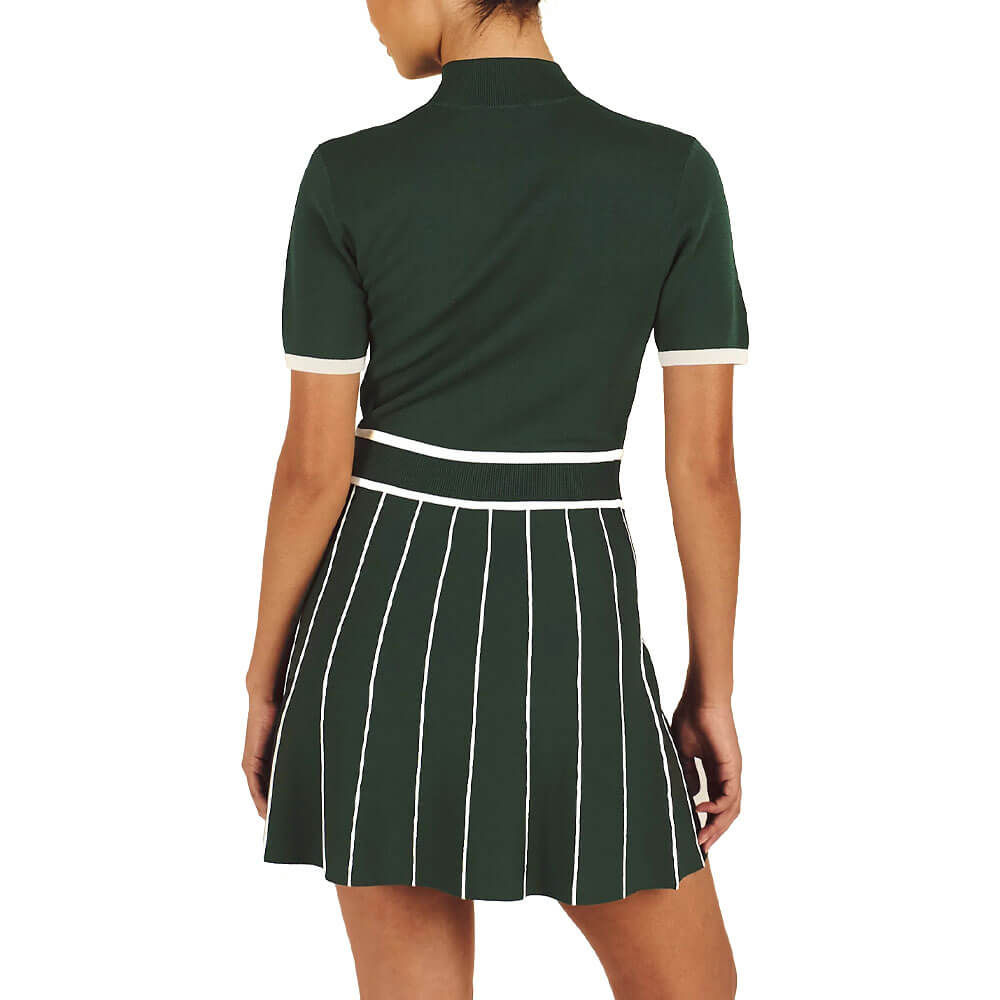 Malbon Phillipa Golf Dress Hunter Green - FW25 Women  Golfio