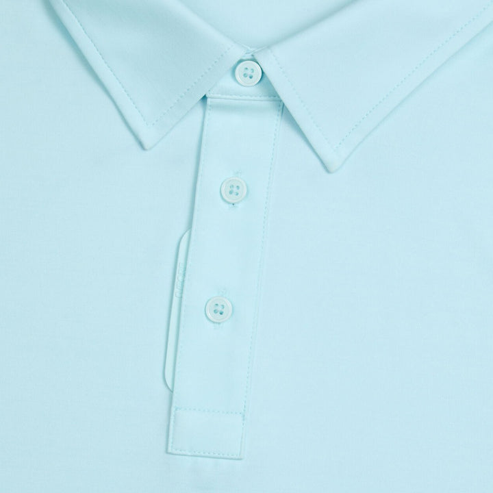 Gfore Melange Ice Nylon Golf Polo (with Gfore Emblem) Daybreak Melange - FA25 Men