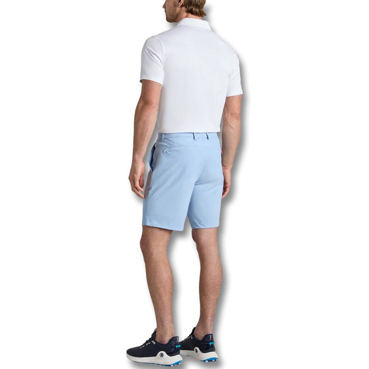 Gfore Melange Ice Nylon Golf Polo (with Gfore Emblem) Snow Melange - FA25 Men