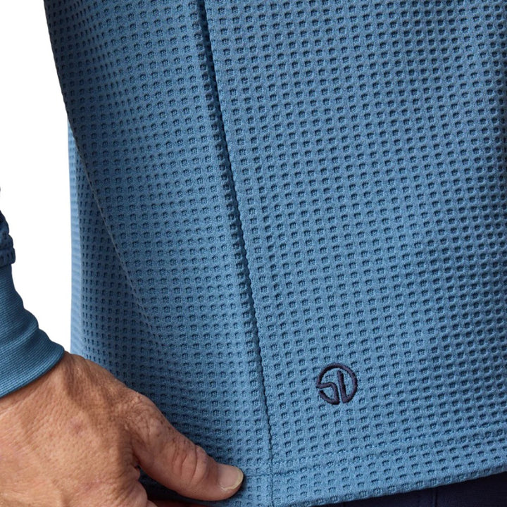 Straight Down Optic Quarter Zip Golf Pullover Petrol - SP25 Men