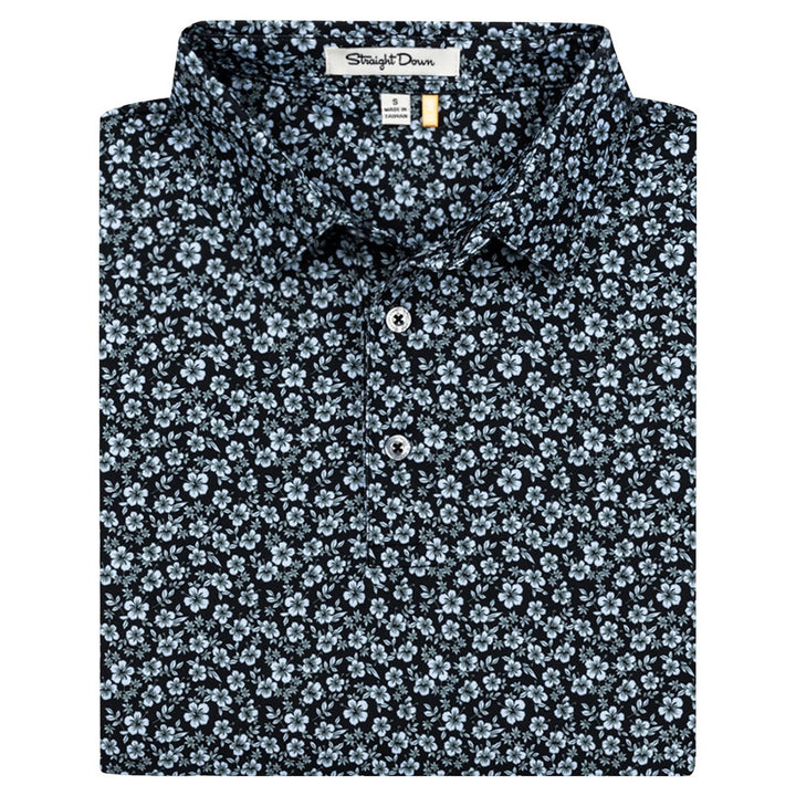 Straight Down Don Ho Golf Polo Powder - FA25 Men