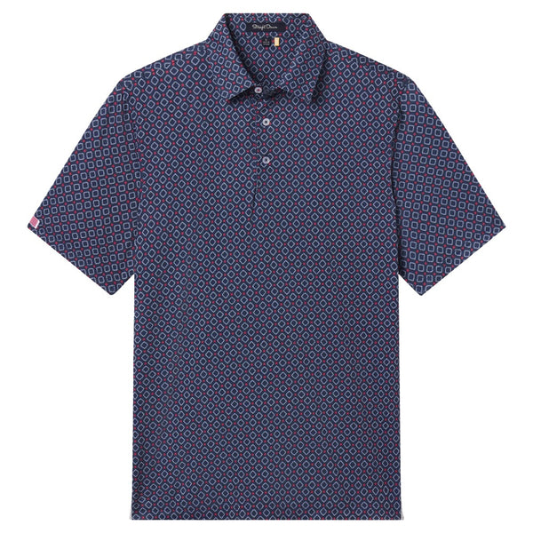 Straight Down All American Golf Polo New Indigo - FA25 Men