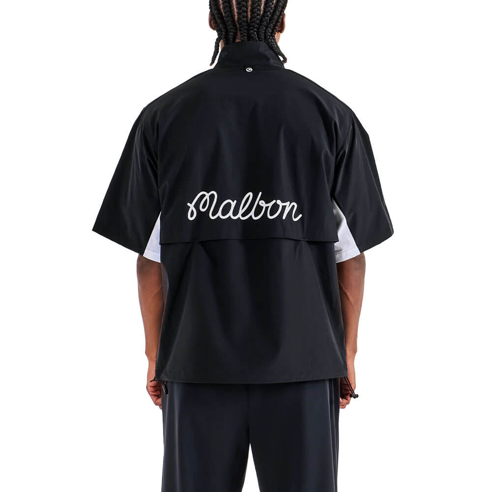 Malbon Pine Golf Windshirt Black - 25 Men – Golfio