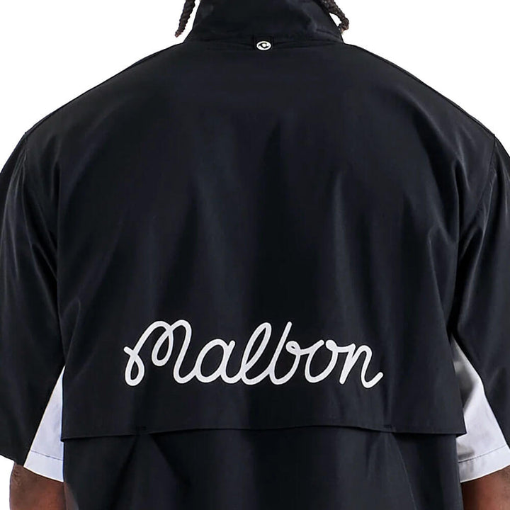 Malbon Pine Golf Windshirt Black - 25 Men