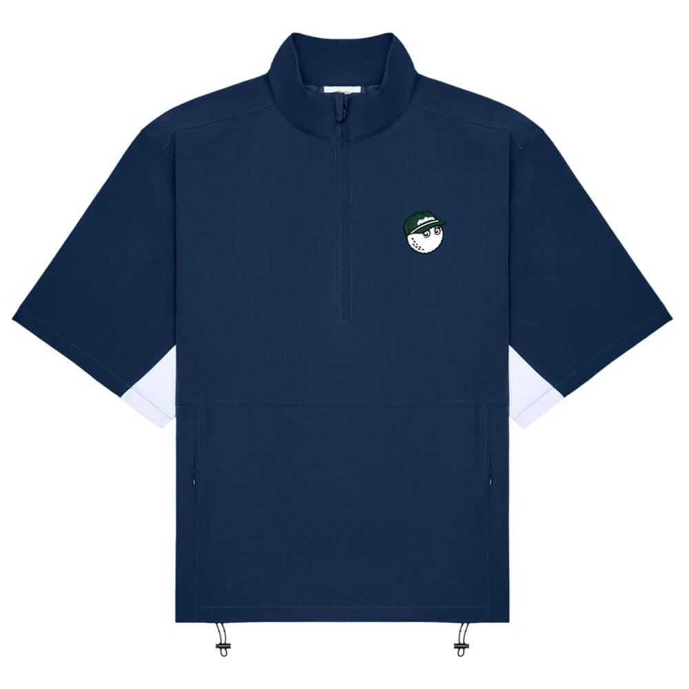 Malbon Pine Golf Windshirt Navy - 25 Men – Golfio