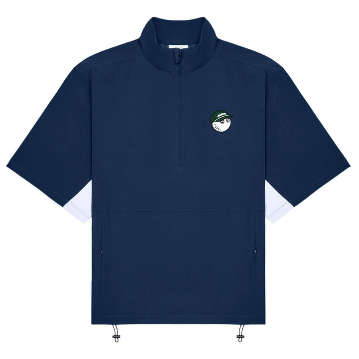 Malbon Pine Golf Windshirt Navy - 25 Men