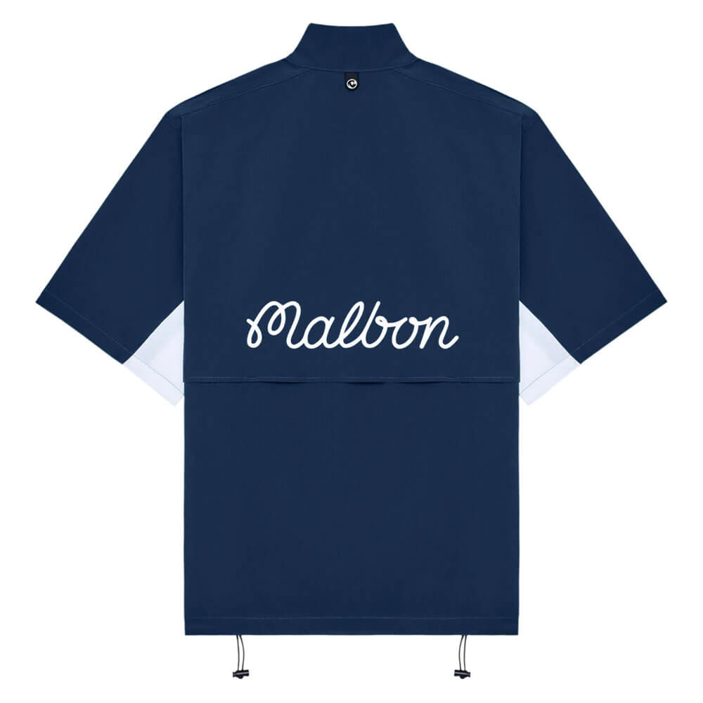 Malbon Pine Golf Windshirt Navy - 25 Men – Golfio