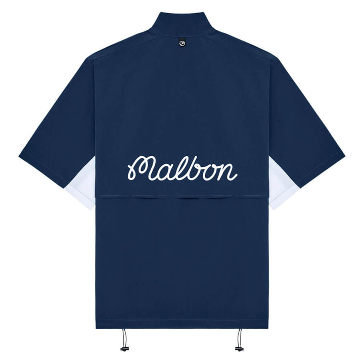 Malbon Pine Golf Windshirt Navy - 25 Men