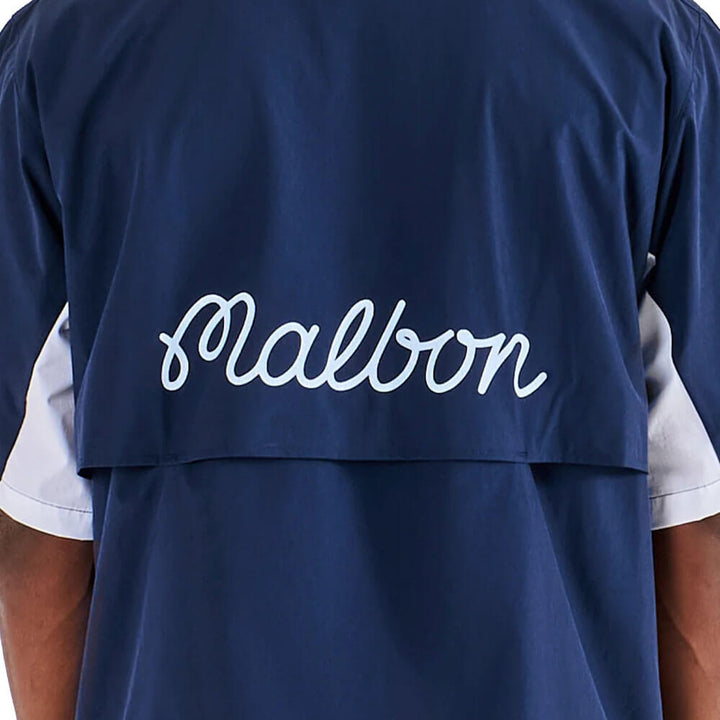 Malbon Pine Golf Windshirt Navy - 25 Men