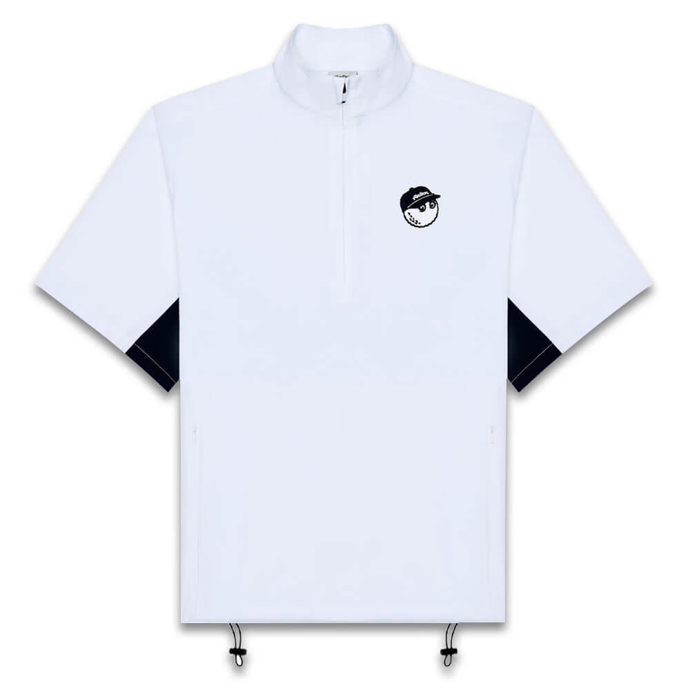 Malbon Pine Golf Windshirt White - 25 Men – Golfio