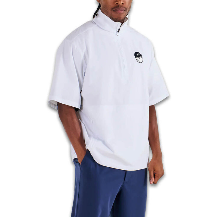 Malbon Pine Golf Windshirt White - 25 Men