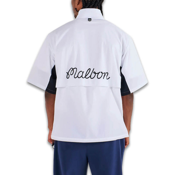 Malbon Pine Golf Windshirt White - 25 Men
