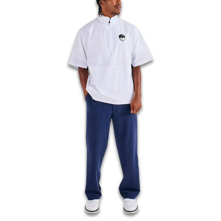 Malbon Pine Golf Windshirt White - 25 Men