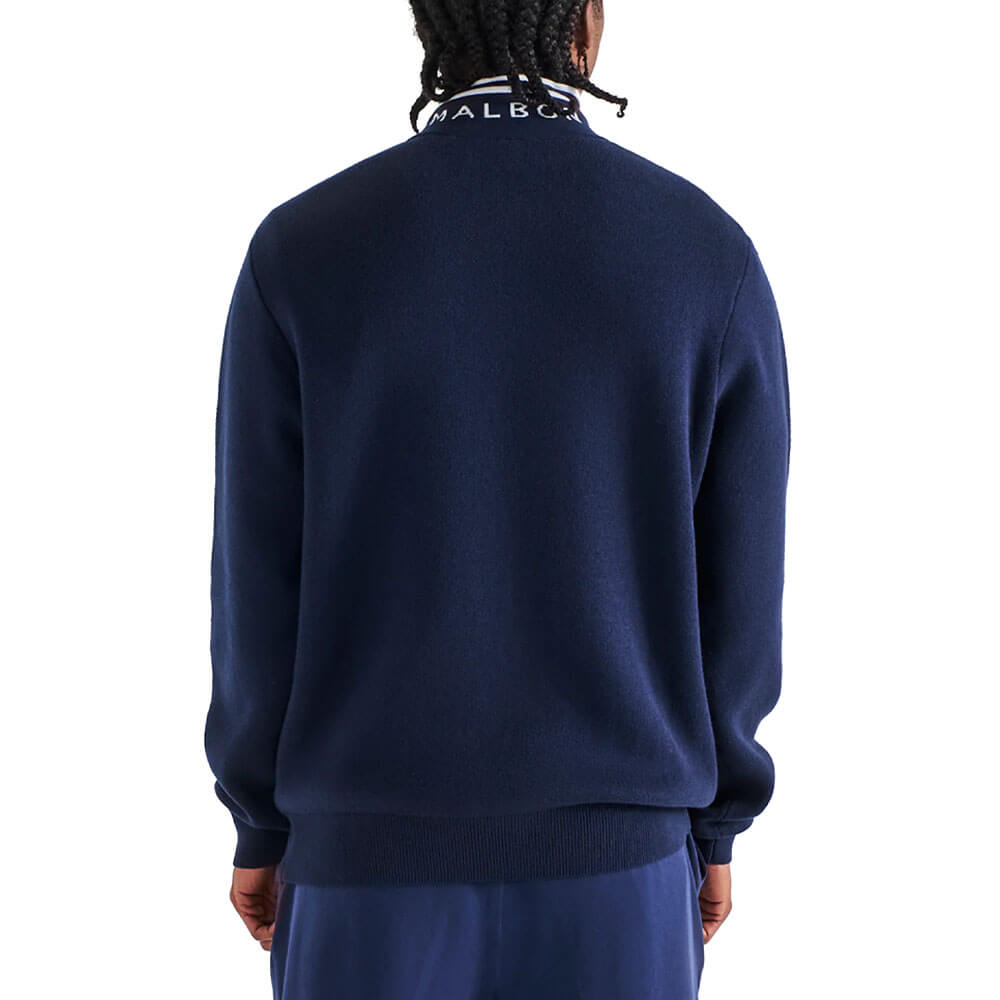 Malbon Sorrel Golf Sweater Navy - 25 Men – Golfio