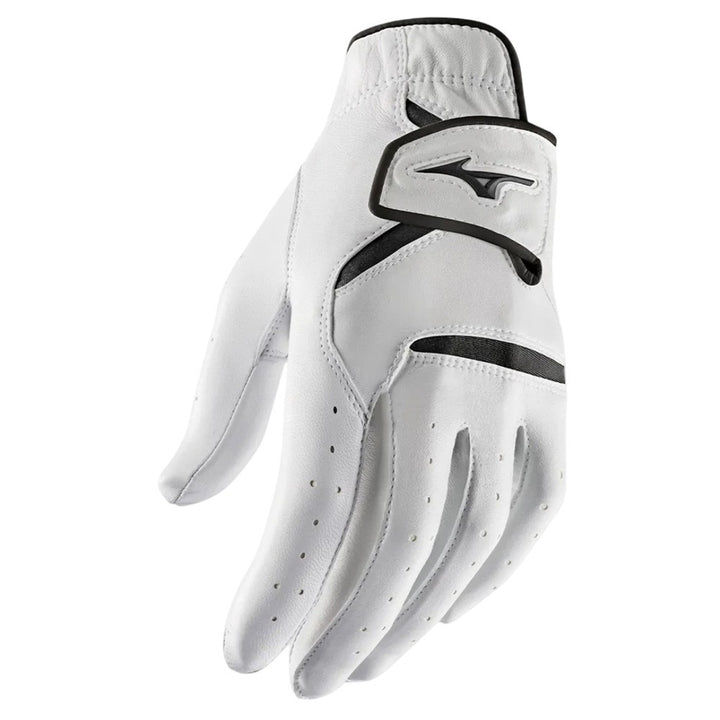 Mizuno JPX Golf Glove White/Black - 25 Men