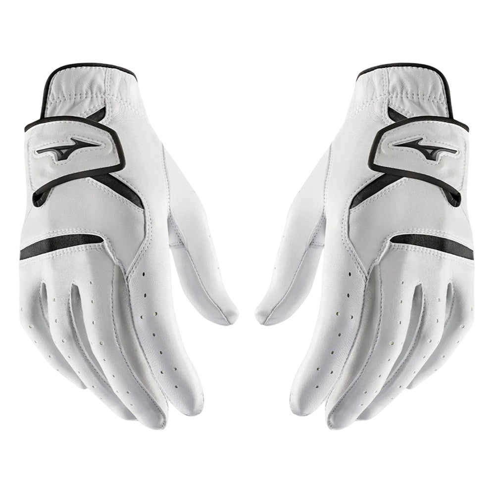 Mizuno JPX Golf Glove White/Black - 25 Men – Golfio