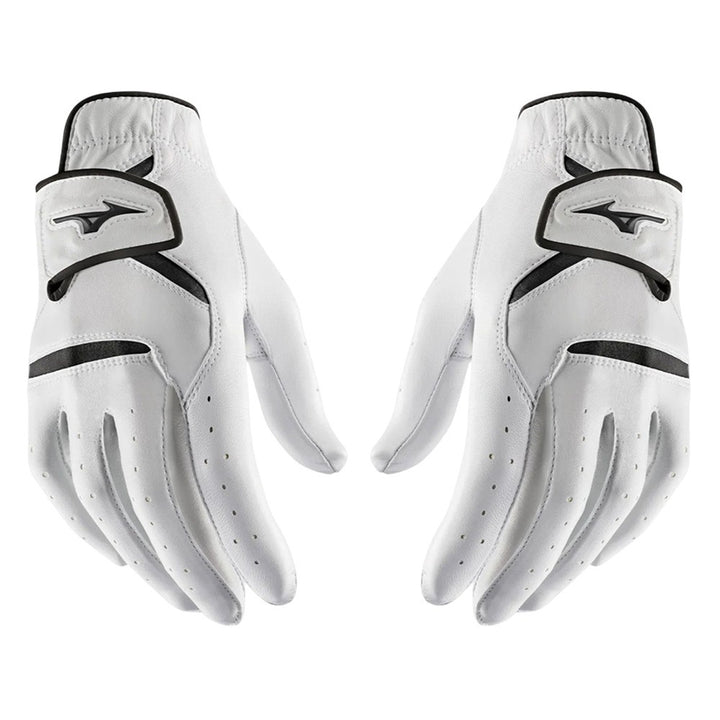Mizuno JPX Golf Glove White/Black - 25 Men