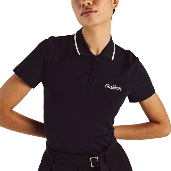 Malbon Paloma Golf Polo Black/Black - 23 Women