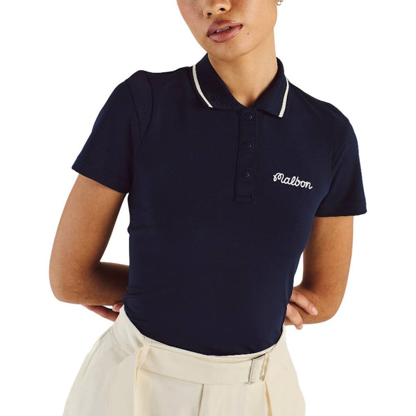 Malbon Paloma Golf Polo Navy/Navy - 23 Women