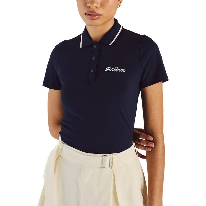 Malbon Paloma Golf Polo Navy/Navy - 23 Women
