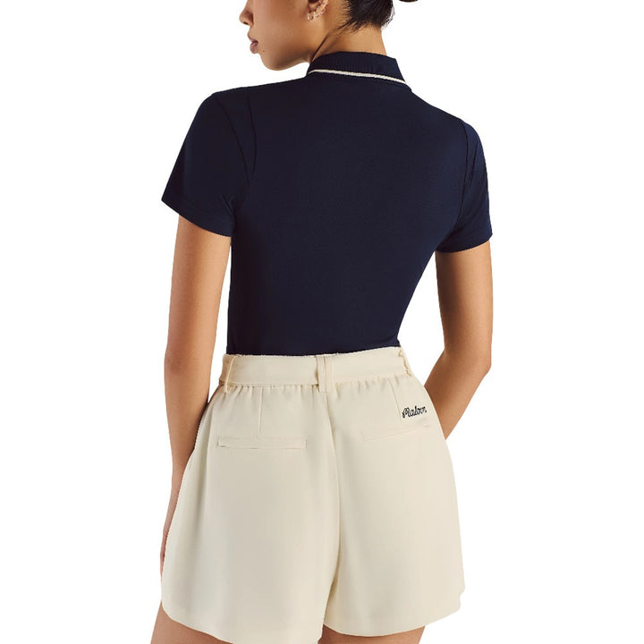 Malbon Paloma Golf Polo Navy/Navy - 23 Women