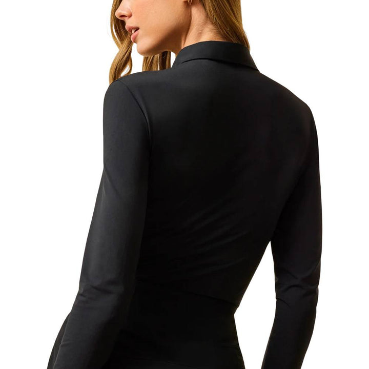 Greyson Scarlett Longsleeve Golf Polo Shepherd - 25 Women