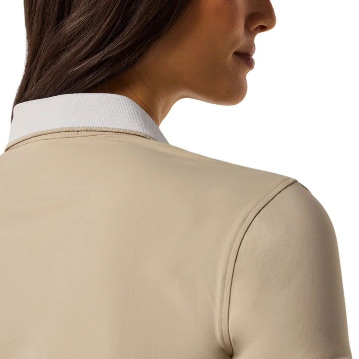 Greyson Scarlett Crowley Collar Shortsleeve Golf Polo Sand - FA25 Women