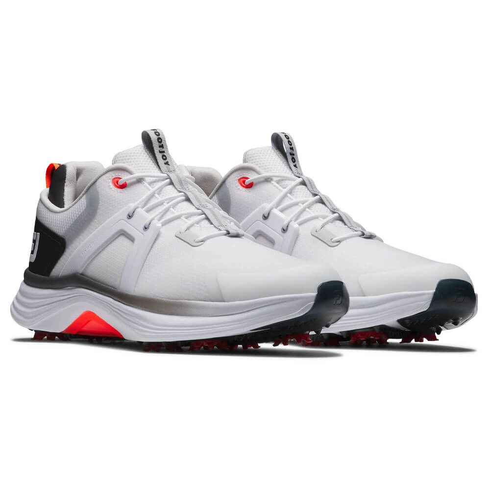 FootJoy HyperFlex Golf Shoes White/Black/Red - 25 Men – Golfio
