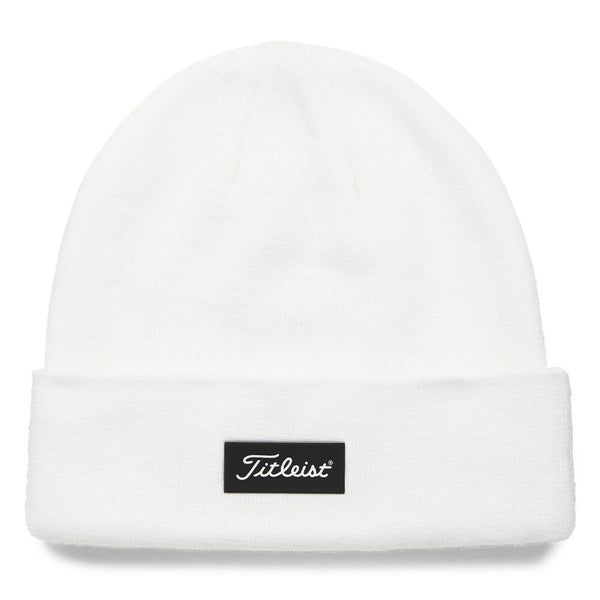 Titleist Charleston Cuff Knit Golf Beanie White/Black - 25 Men