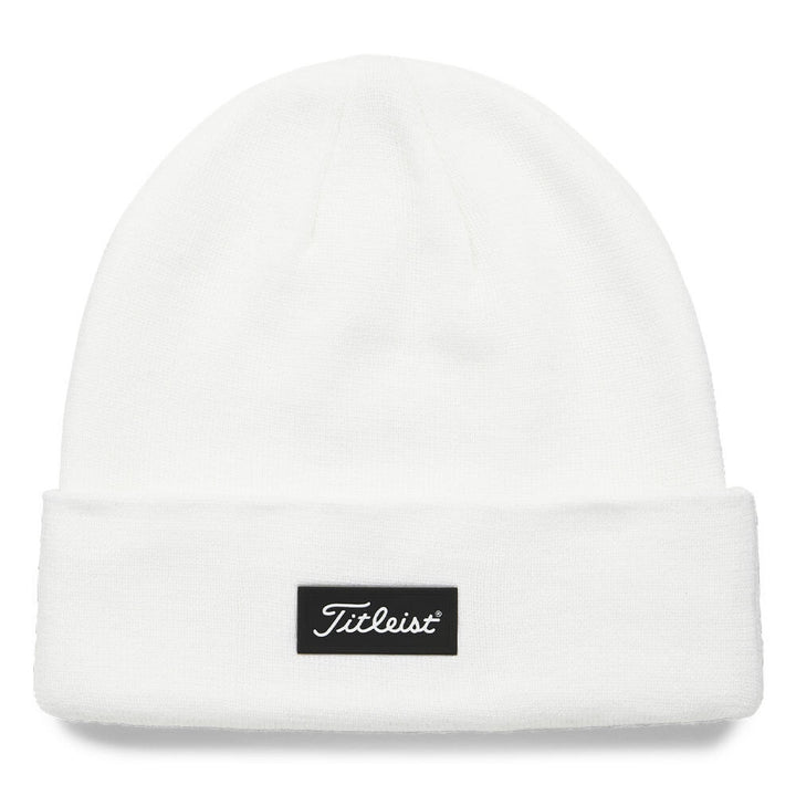 Titleist Charleston Cuff Knit Golf Beanie White/Black - 25 Men
