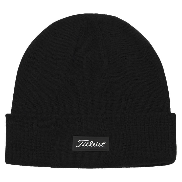 Titleist Charleston Cuff Knit Golf Beanie Black/White - 25 Men