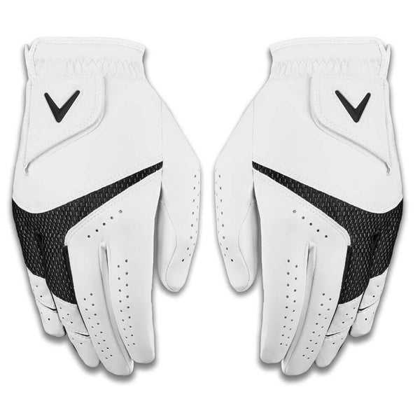 Callaway Weather Spann Golf Glove White - 25 Women