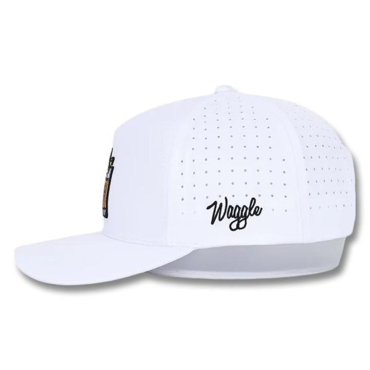 Golfio - Waggle Golf 19th Hole Golf Cap White - 25 Men