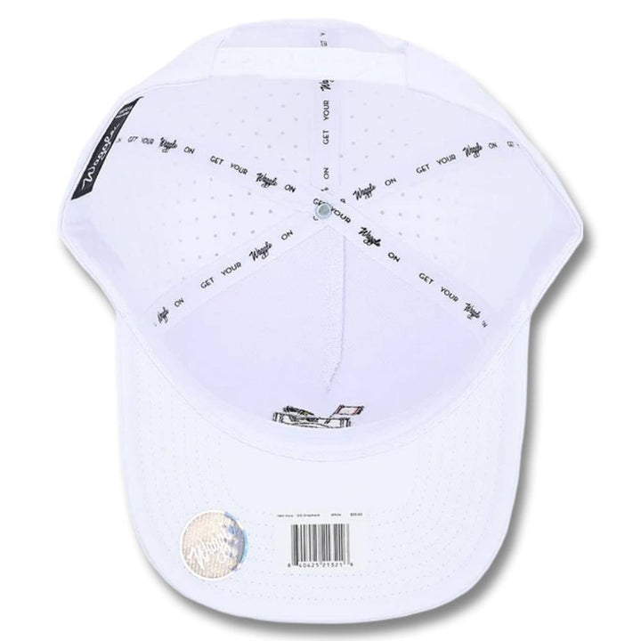 Golfio - Waggle Golf 19th Hole Golf Cap White - 25 Men