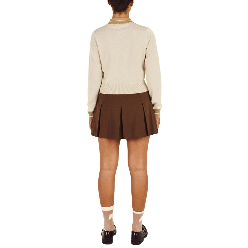 Malbon Kiera Golf Skirt Brown - FW25 Women – Golfio