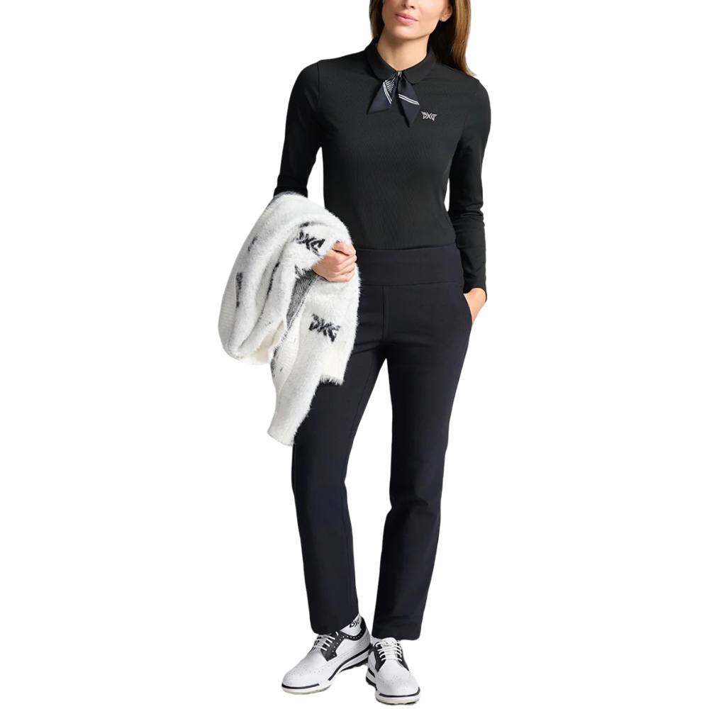 CPG golfブラック ゴルフシャツ レディース サイズ2 サイズ：1 CPG GOLF シーピージーゴルフ 1109-23202 長袖モックネックT